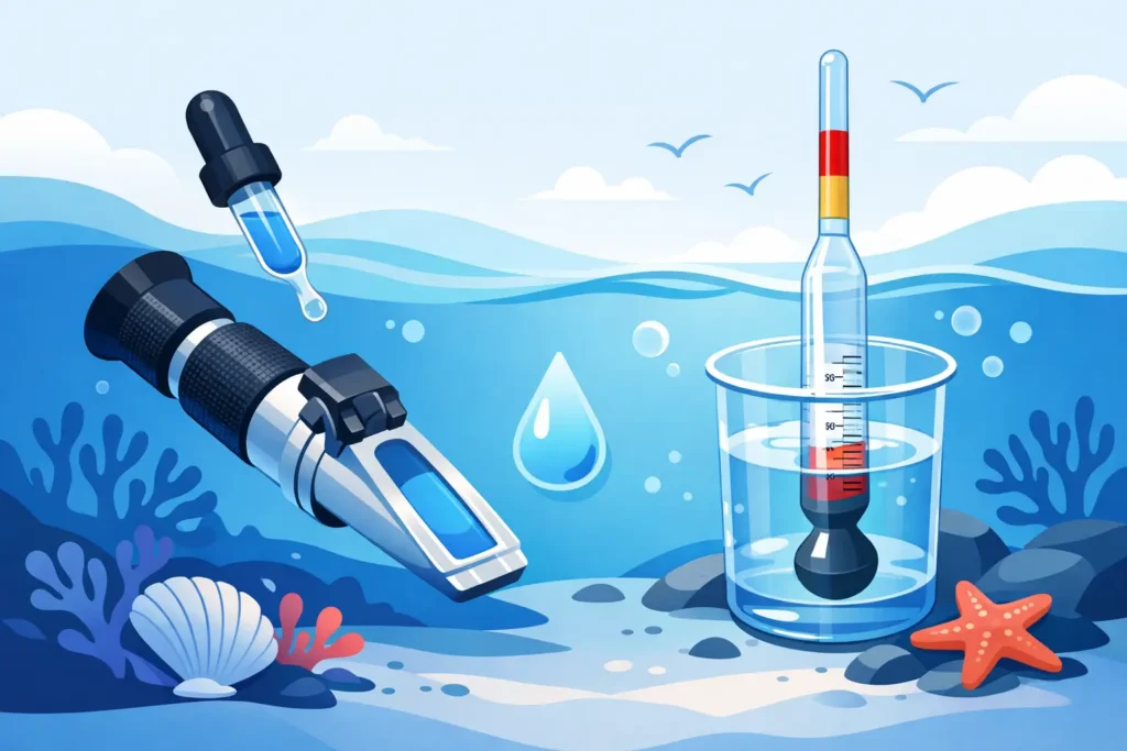 Refraktometer oder Spindel für Meerwasser?
